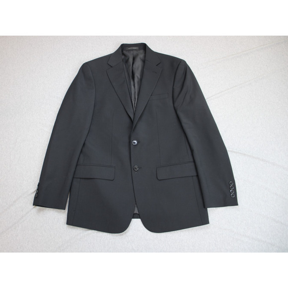 Calvin Klein Other - Calvin Klein Blazer Mens 40R Black Single Breasted Notch Lapel Suit Jacket